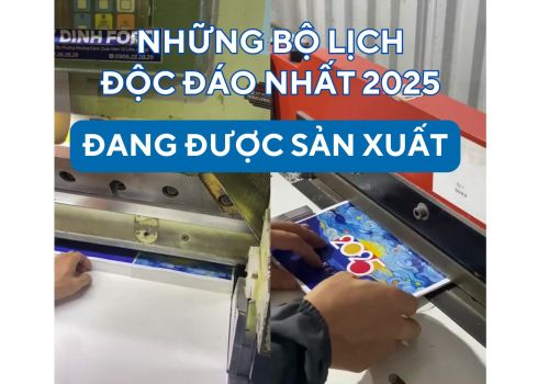 Những Bộ Lịch 2025 Độc Đáo Nhất Đang Được Sản Xuất, Hứa Hẹn Làm Bừng Sáng Năm Mới!