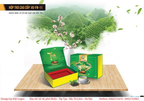 Thiết kế hộp trà cao cấp